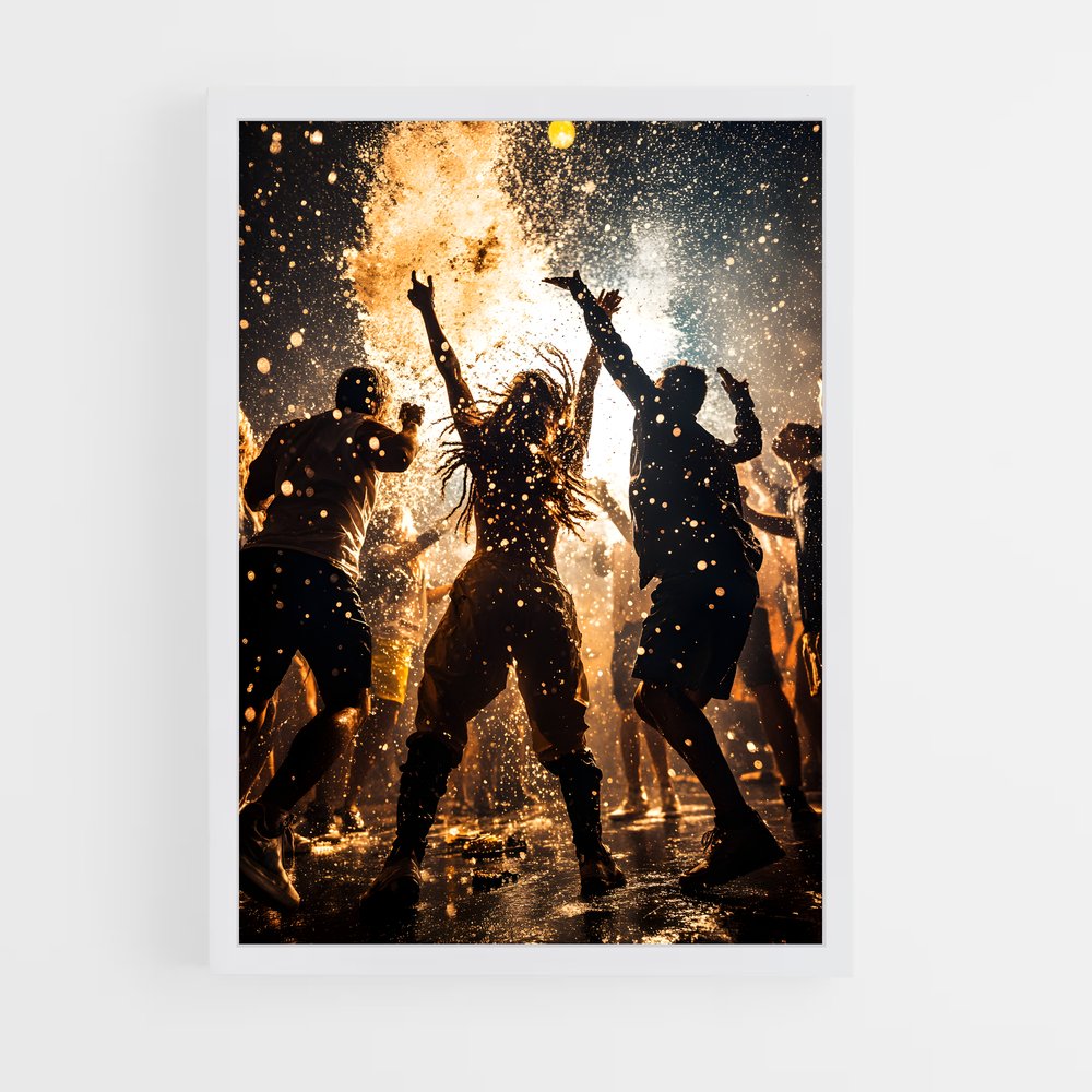 Poster American dance gouttes – affiche Danse (vue 3)
